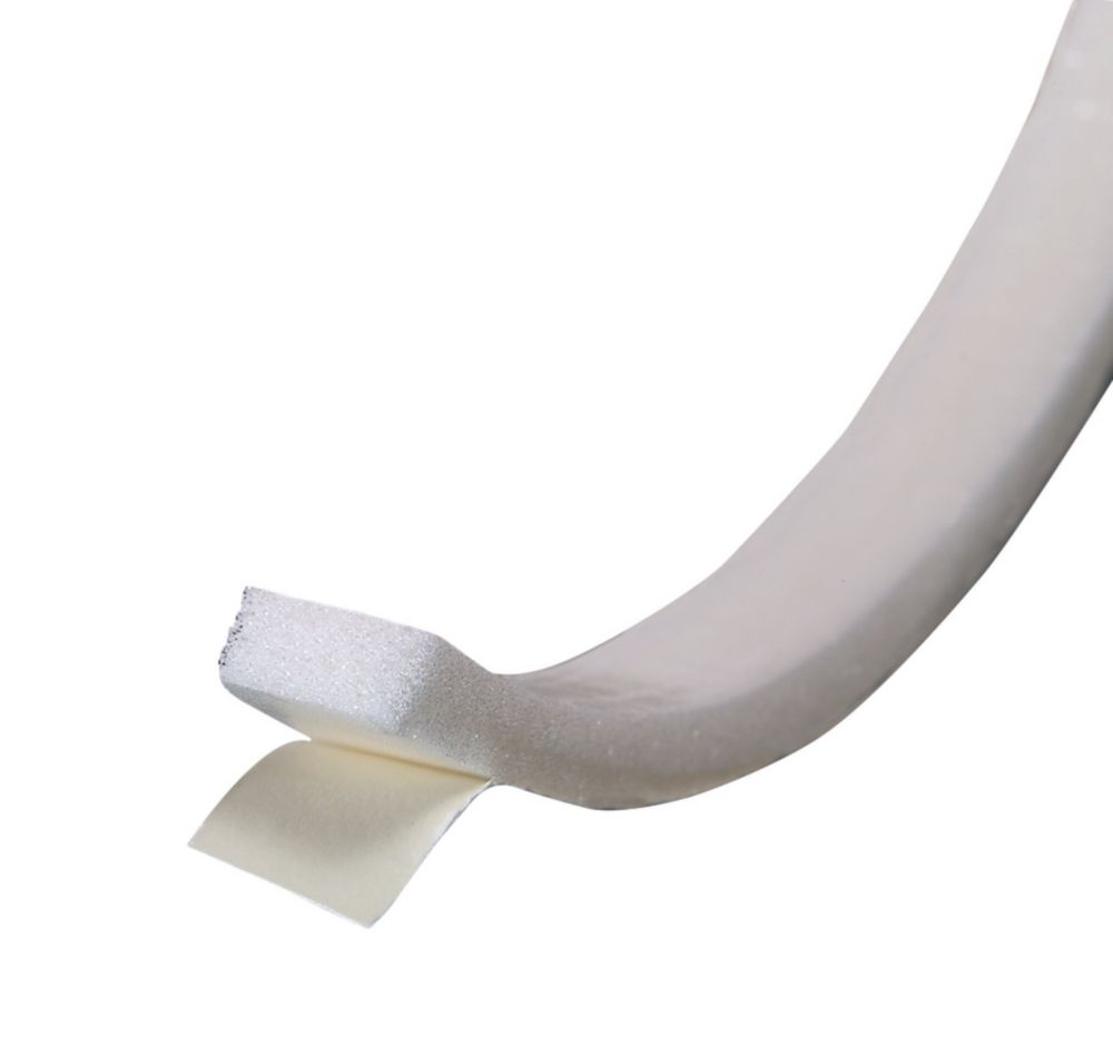 Stormguard Sureseal 5 Self-Adhesive Foam Draught Excluder Weatherstrips White 7.5m 2 Pack
