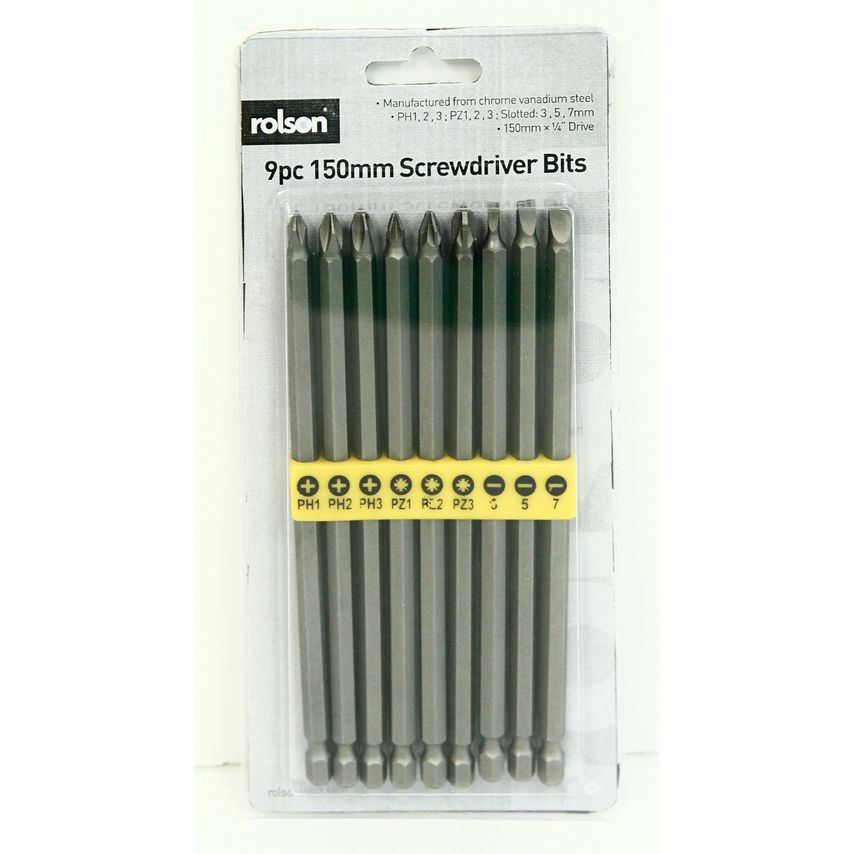 9-Piece X 150mm Bit Set