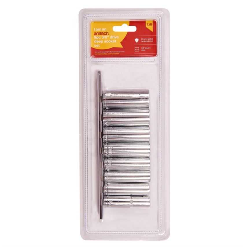 9 Piece 3/8 Deep Socket Set