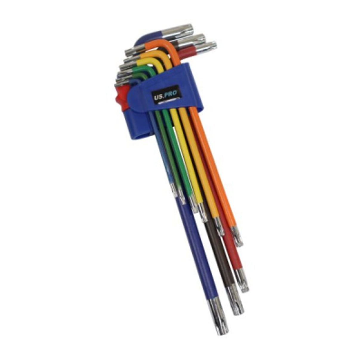 9 Piece Multicoloured Extra Long Star Key Set