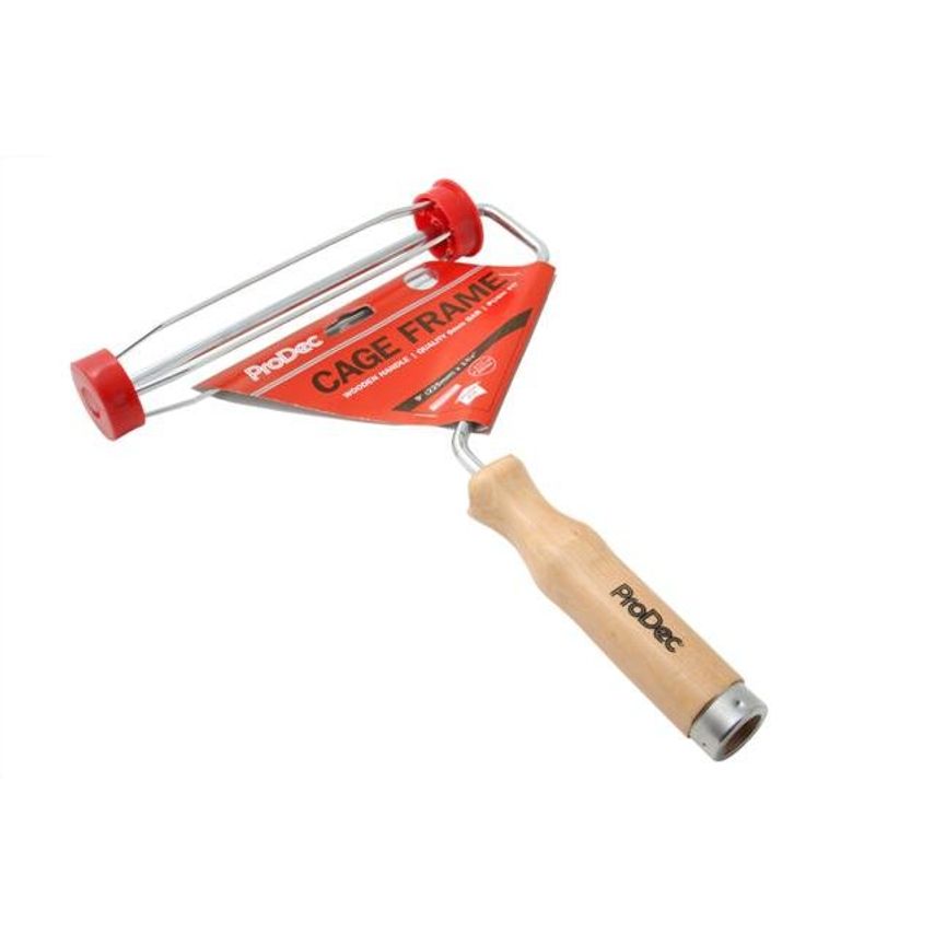 9" X 1.75" Push Fit Wooden Handle Cage Frame