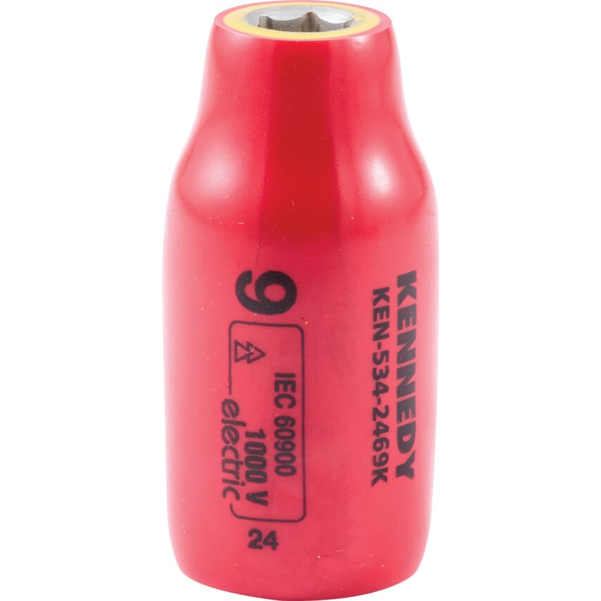 9mm Insulated Hexagon Socket 1/2" Sq/Dr 1000V