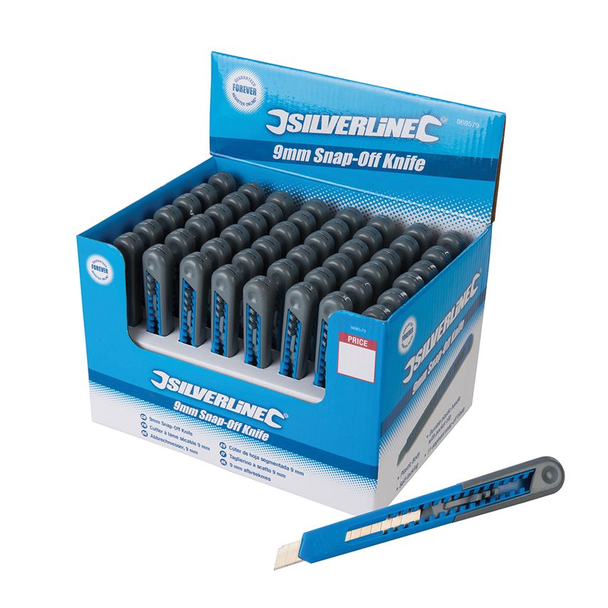 9mm Snap-Off Knife Display Box 48 Piece