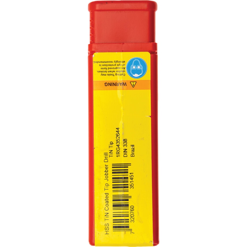 A002 10.00MM HSS TiN S/S Jobber Drill