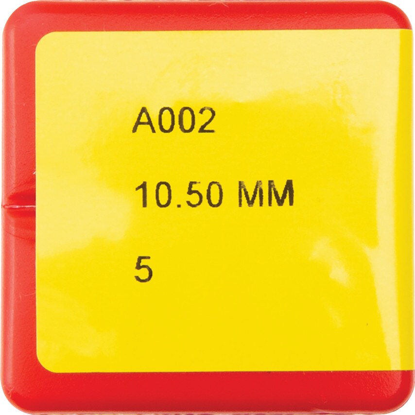 A002 10.50MM HSS Straight Shank Jobber Drills - TiN Tipped
