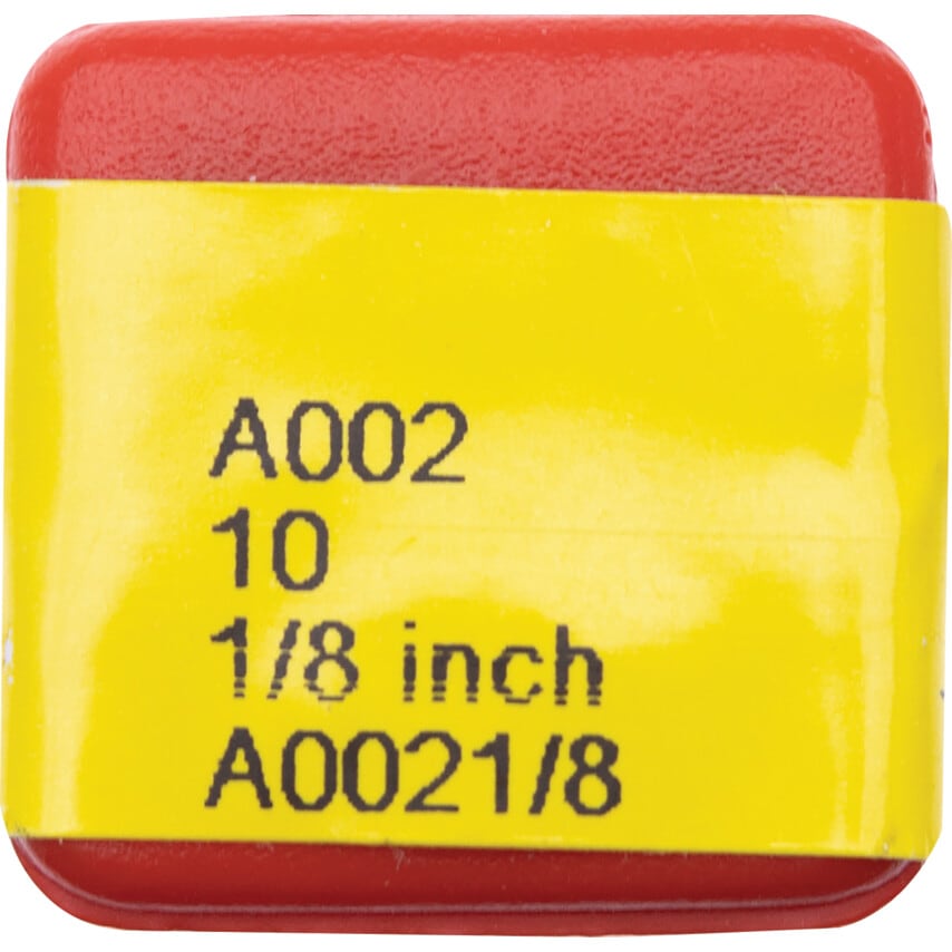 A002 1/8" HSS Straight Shank Jobber Drills - TiN Tipped