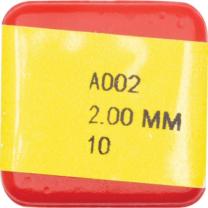 A002 2.00MM HSS Straight Shank Jobber Drill - TiN Tipped