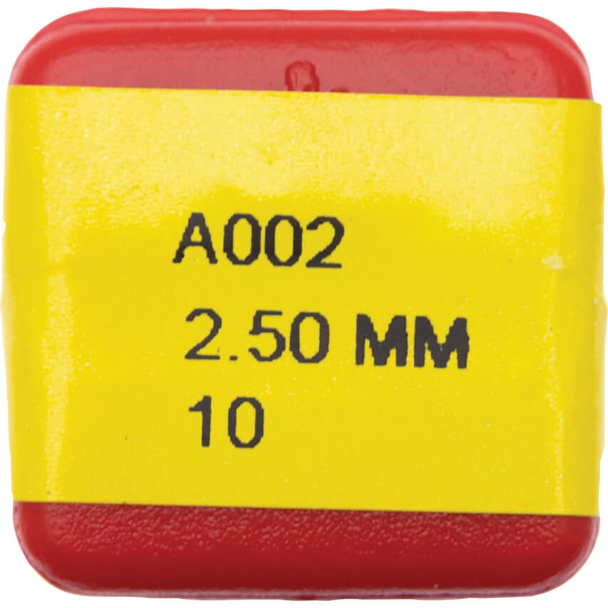 A002 2.50MM HSS Hss Straight Shank Jobber Drill - TiN Tipped