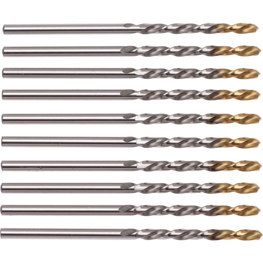 A002 2.90MM HSS Straight Shank Jobber Drills - TiN Tipped