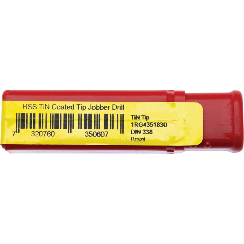 A002 3.20MM HSS Straight Shank Jobber Drills - TiN Tipped