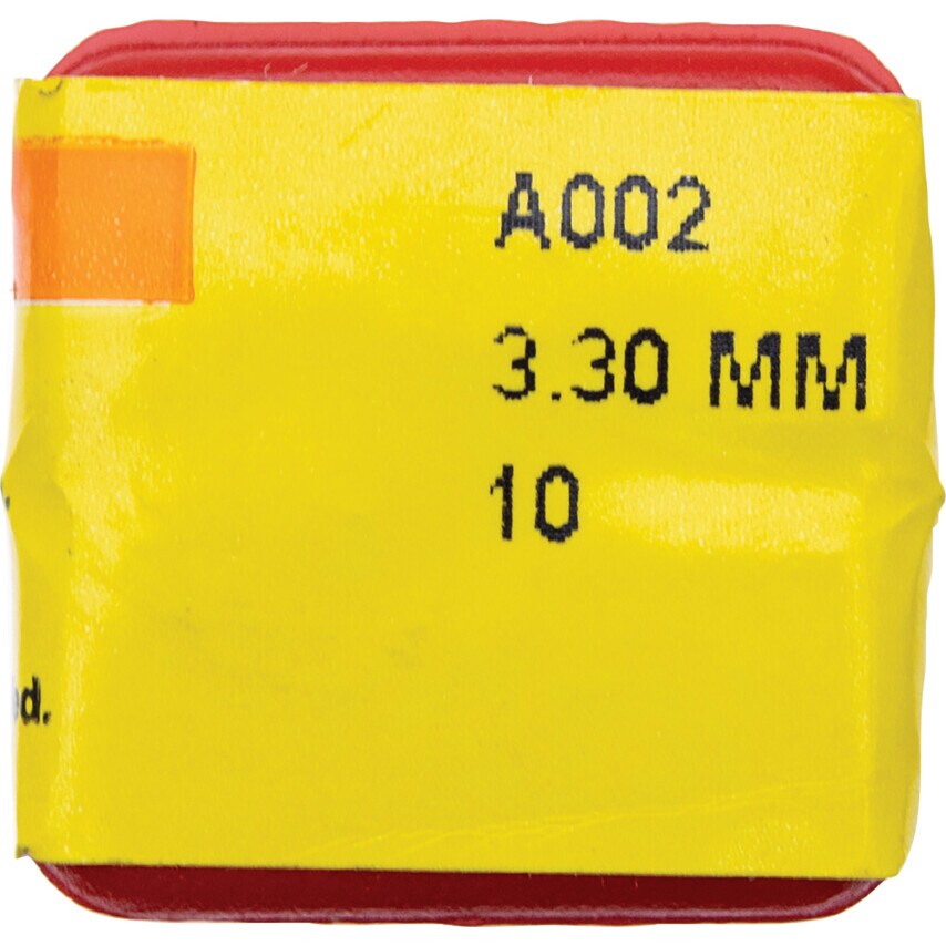A002 3.30MM HSS Straight Shank Jobber Drills - TiN Tipped