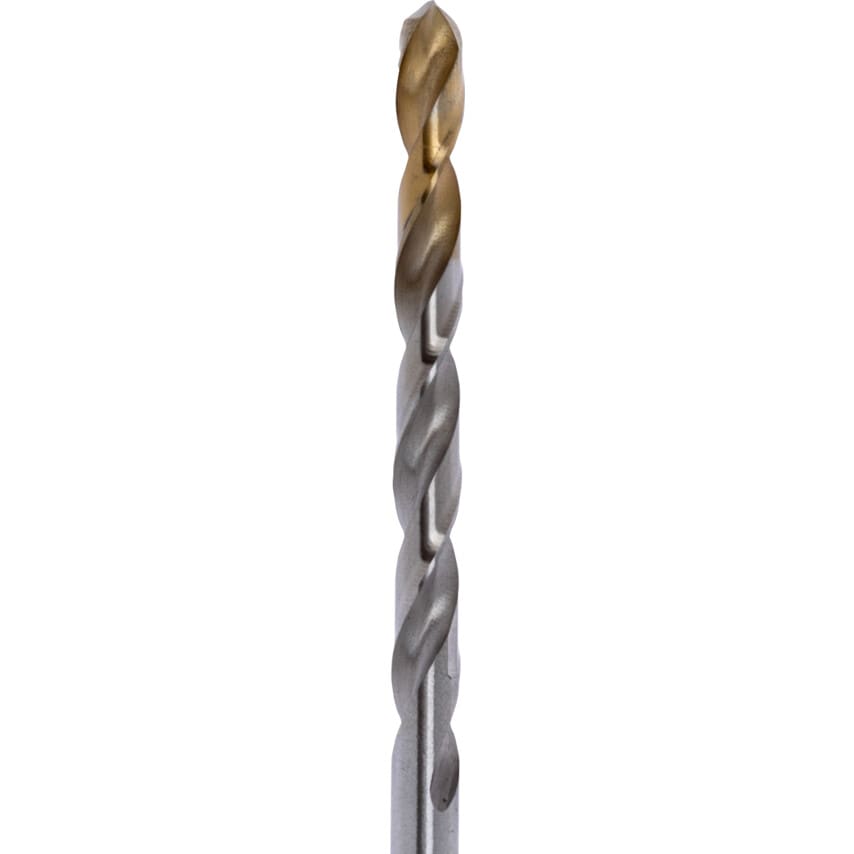 A002 3.50MM HSS Straight Shank Jobber Drill - TiN Tipped