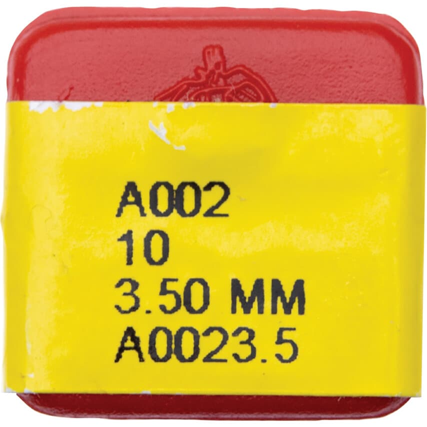 A002 3.50MM HSS Straight Shank Jobber Drill - TiN Tipped