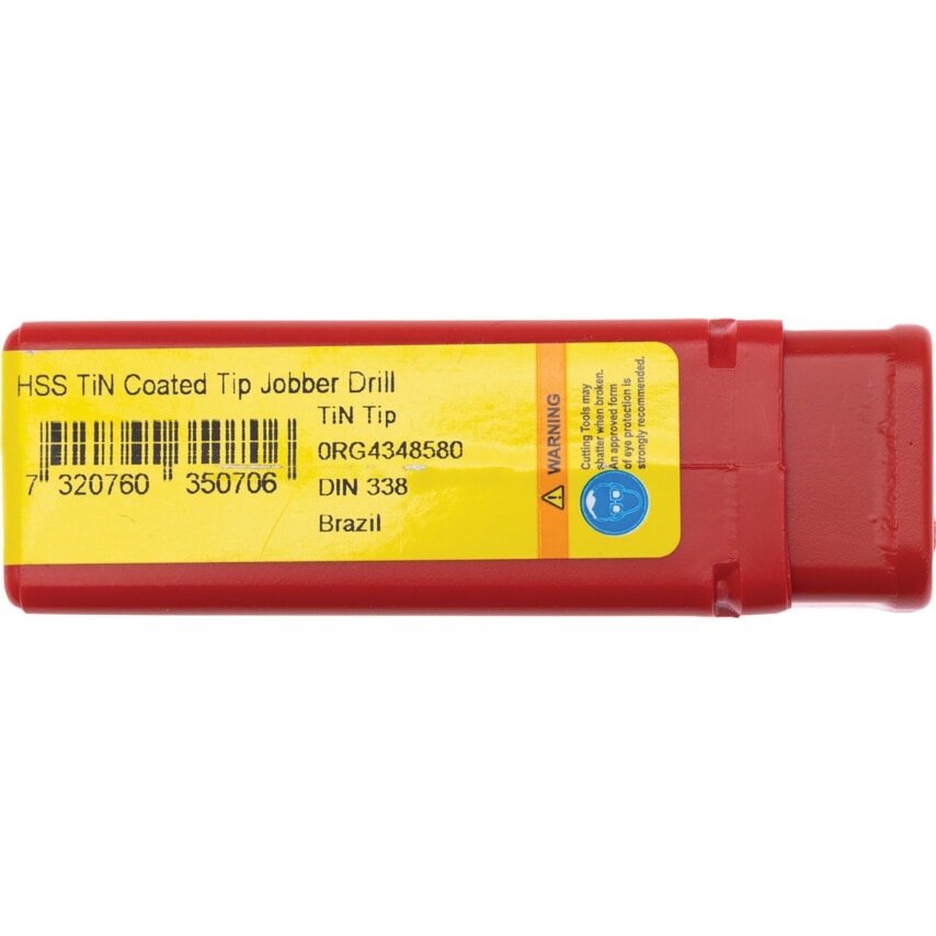 A002 4.00MM HSS Straight Shank Jobber Drill - TiN Tipped