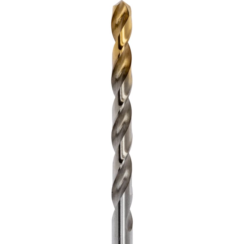A002 4.10MM HSS Straight Shank Jobber Drills - TiN Tipped