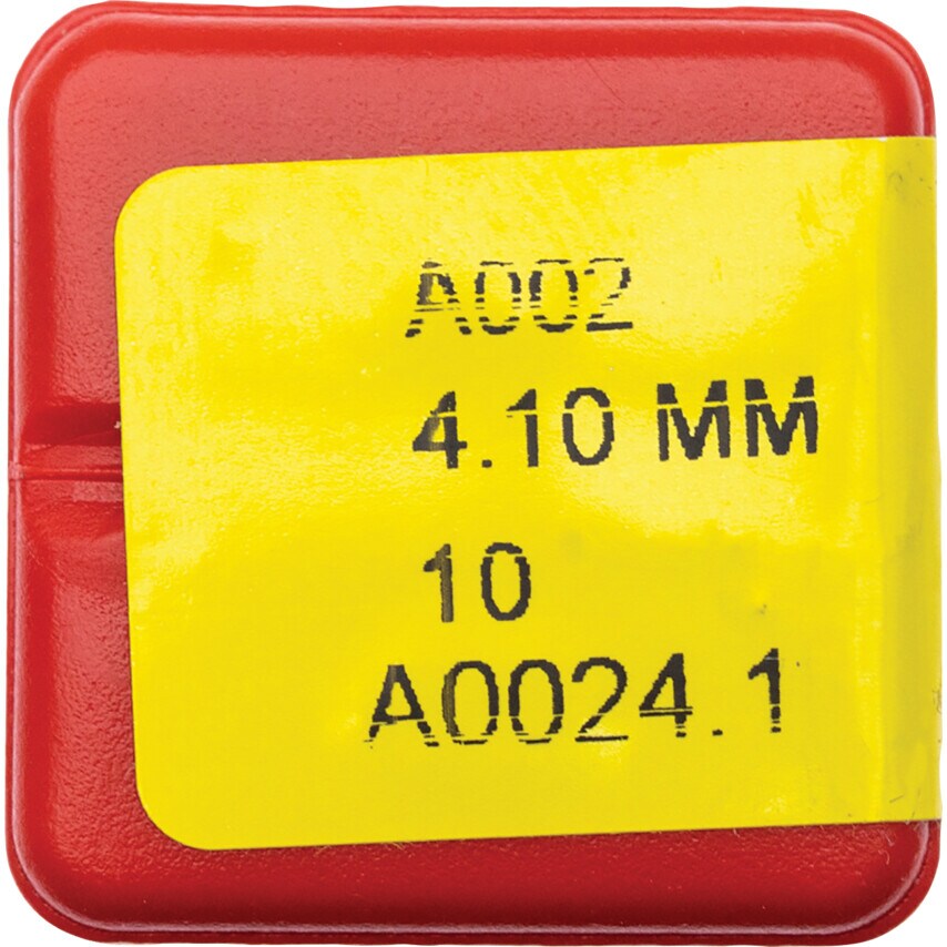 A002 4.10MM HSS Straight Shank Jobber Drills - TiN Tipped