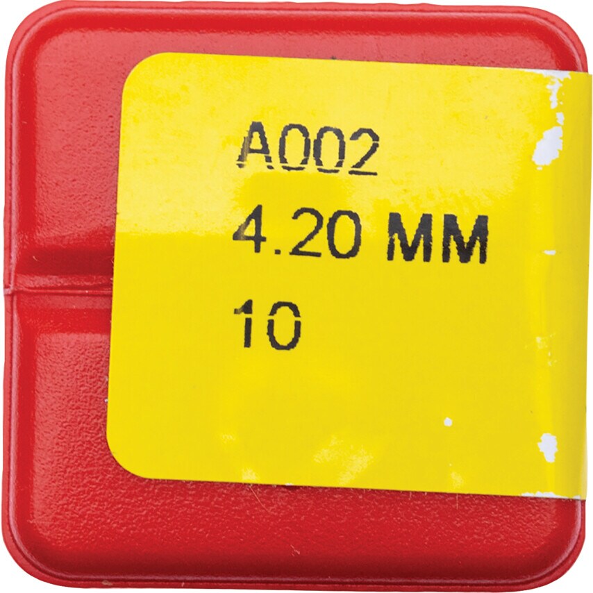 A002 4.20MM HSS Straight Shank Jobber Drills - TiN Tipped