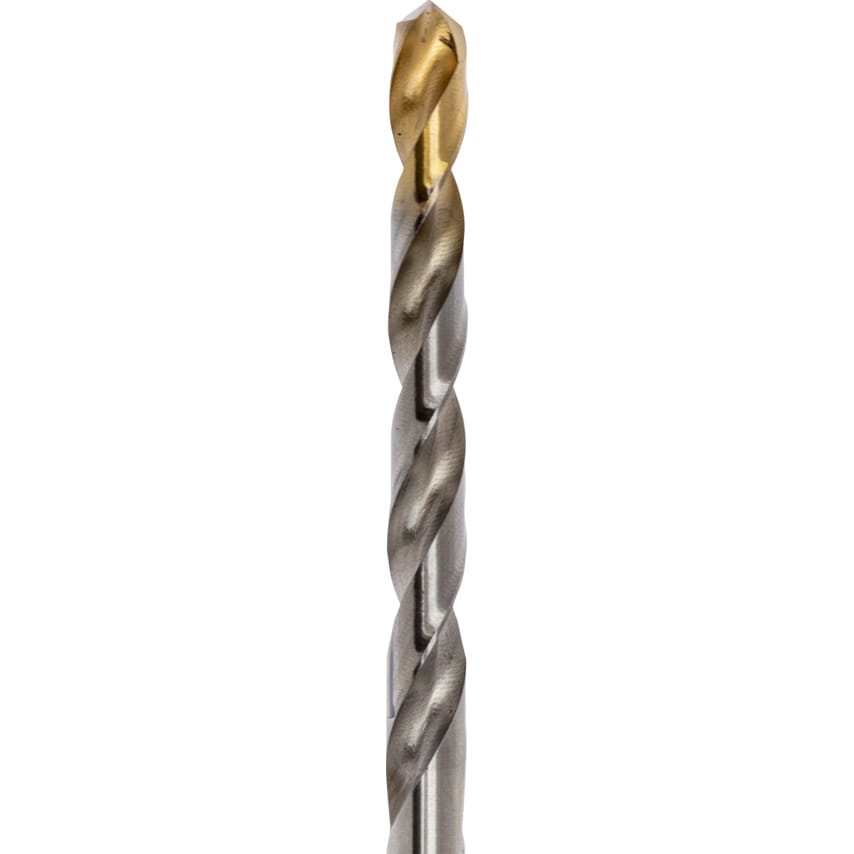 A002 5.10MM HSS Straight Shank Jobber Drills - TiN Tipped