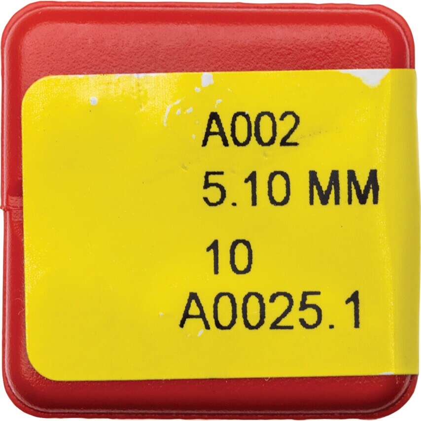 A002 5.10MM HSS Straight Shank Jobber Drills - TiN Tipped