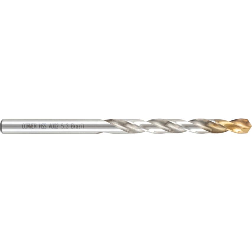 A002 5.30MM HSS Straight Shank Jobber Drills - TiN Tipped