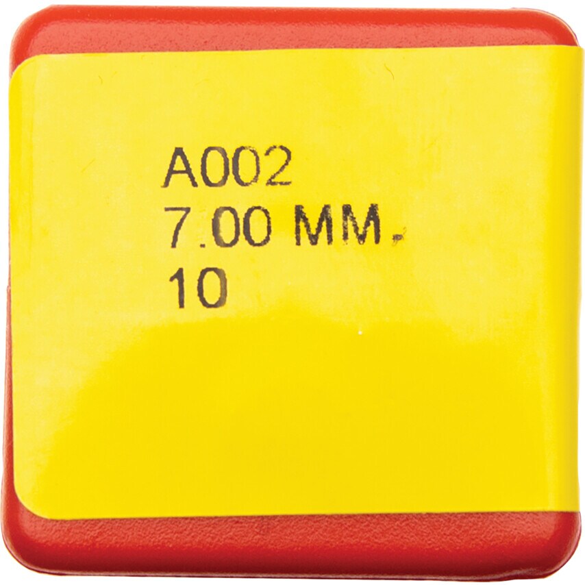 A002 7.00MM HSS Straight Shank Jobber Drills - TiN Tipped