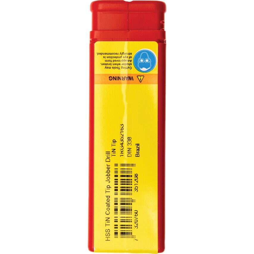 A002 8.00MM HSS Straight Shank Jobber Drills - TiN Tipped
