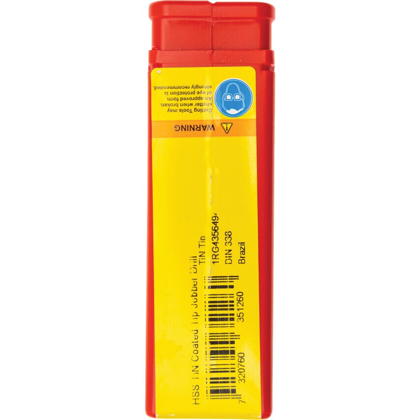 A002 8.50MM HSS Straight Shank Jobber Drills - TiN Tipped