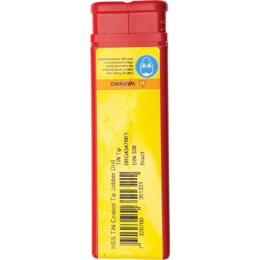 A002 9.00MM HSS Straight Shank Jobber Drills - TiN Tipped