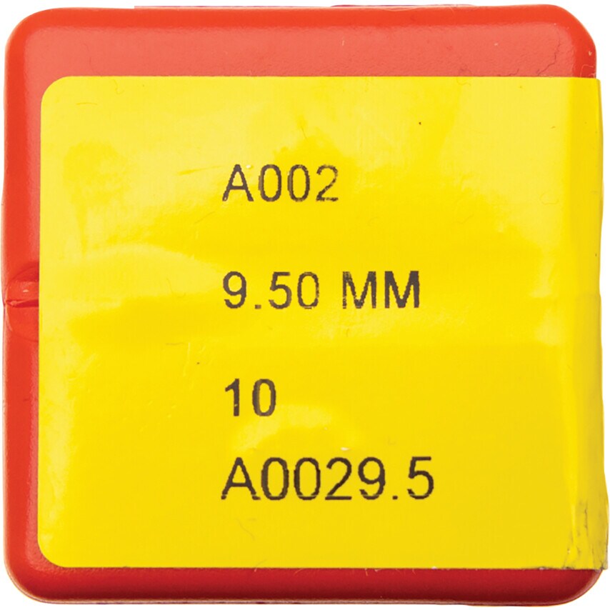 A002 9.50MM HSS Straight Shank Jobber Drills - TiN Tipped