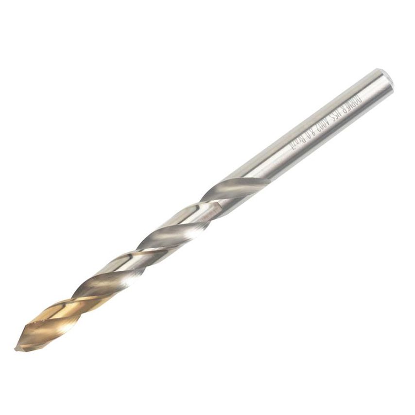 A002 HSS-TiN Coated Jobber Drill 8.00mm OL117mm WL75mm DOR800TIN