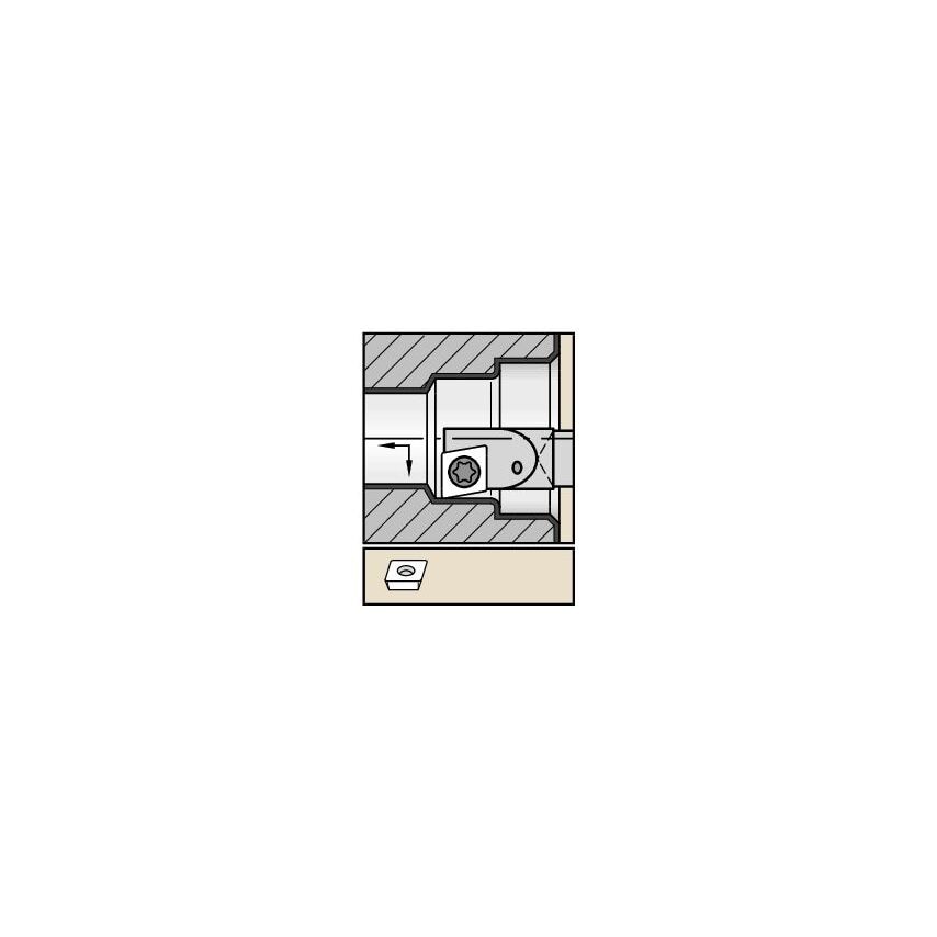 A0510ESCFDRS425 S Clamping Boring Bar D10, 0MM