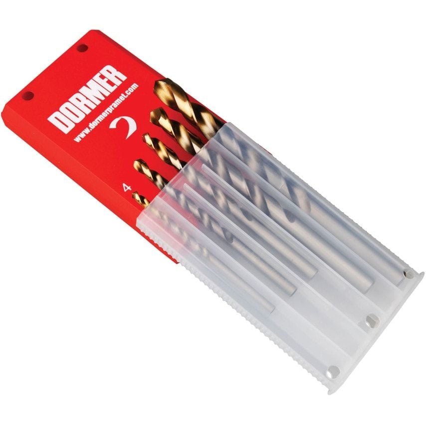 A089 Set HSS-Tin Jobber Drills (5-Pce) DIN 338