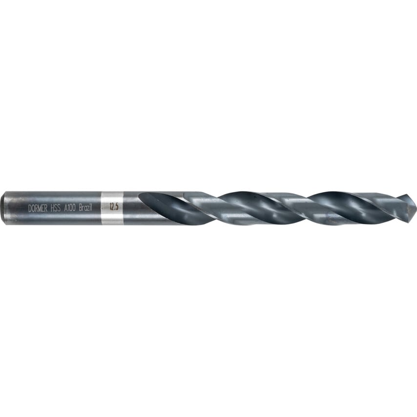 A100 12.50MM Jobber/Twist Drill HSS Straight Shank