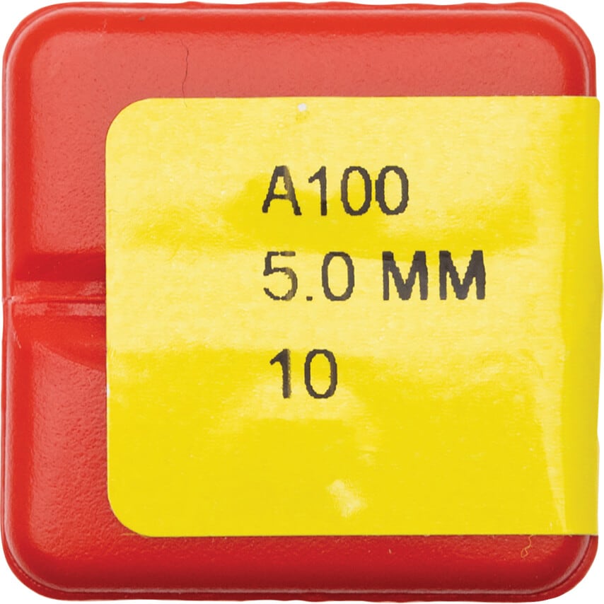 A100 5.00MM Jobber/Twist Drill HSS Straight Shank