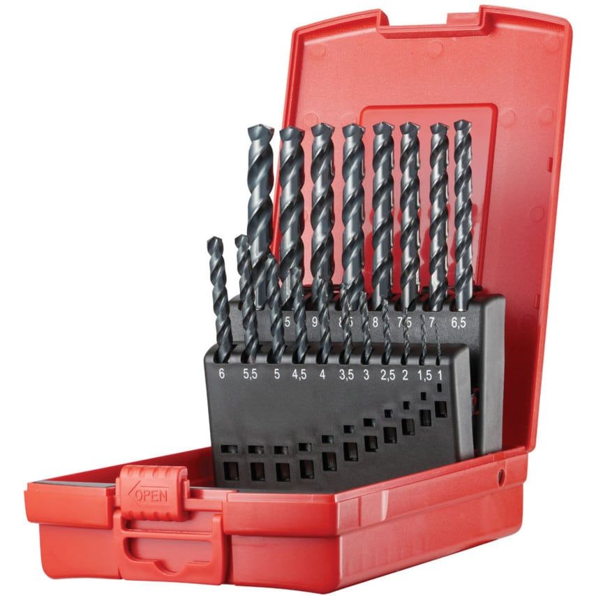 A188 NO.201 (19-Pce) S/S Jobber Drill Set DIN 338