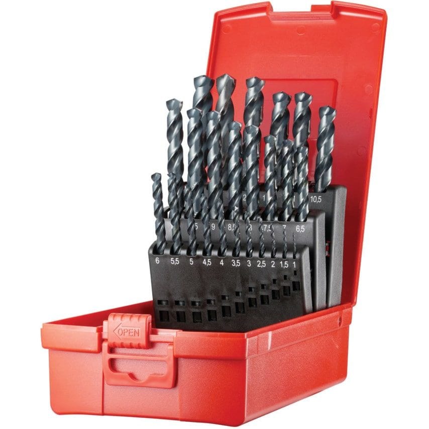 A188 NO.204 (25-Pce) S/S Jobber Drill Set DIN 338