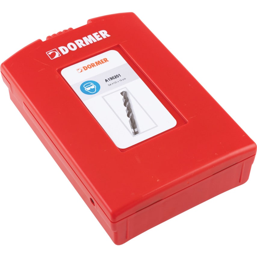 A190 NO.201 HSS Jobber Drill Set - 19 Piece