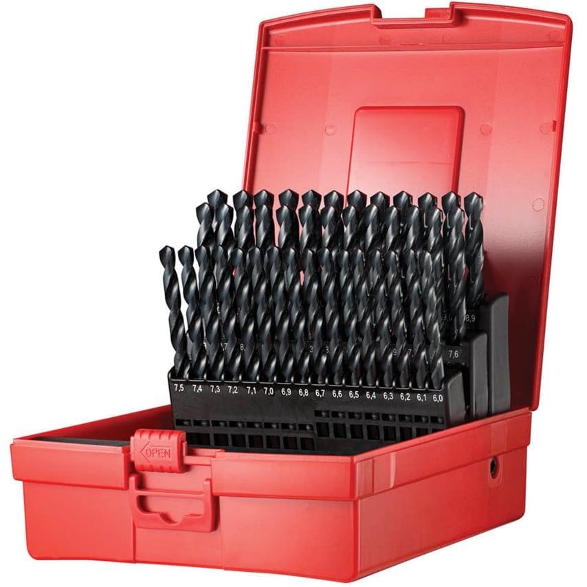 A190 NO.203 (41 Piece) Jobber Drill Set Plastic Case
