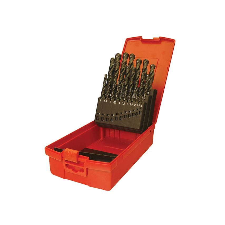 A190 No.202 Metric HSS Drill Set of 51 1.0-6.0 x 0.1mm DORSET202