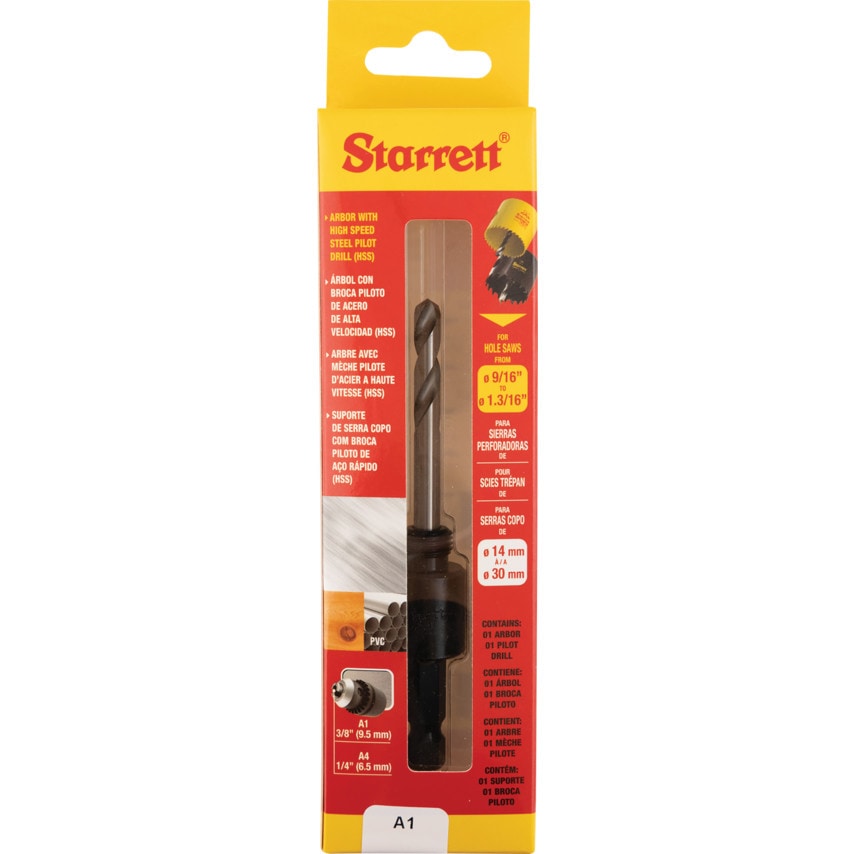 A1 Holesaw Arbor & Pilot Drill