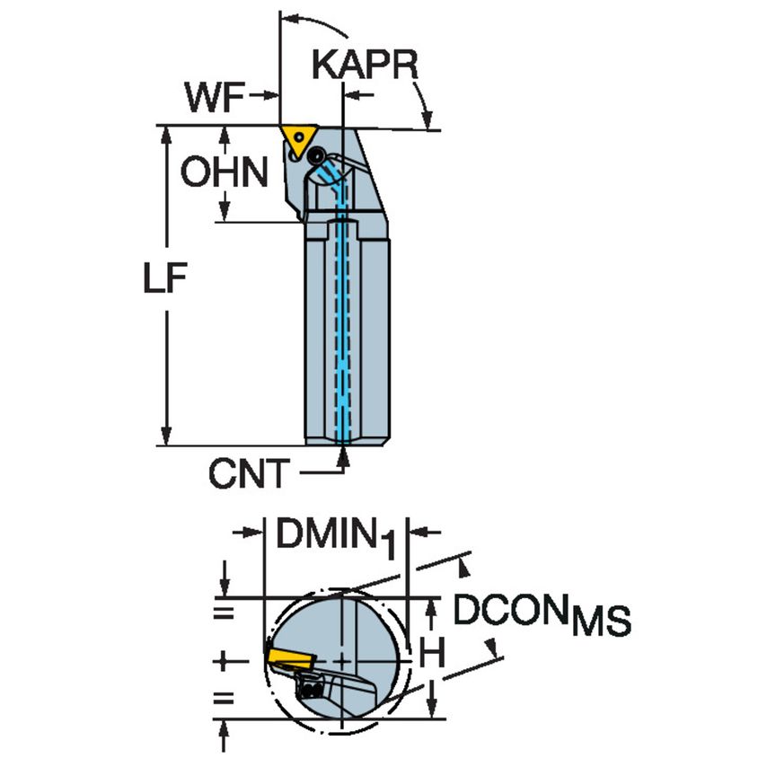 A20S-PTFNR11HP Tool Holder