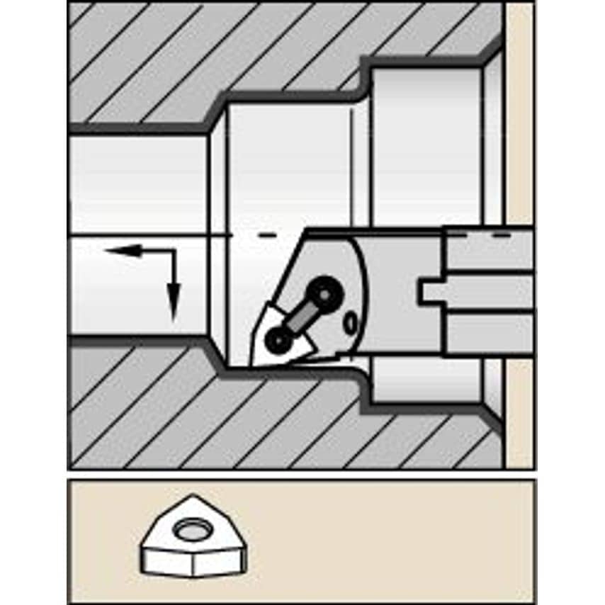 A25RMWLNR06 M Clamping Boring Bar D25, 0MM