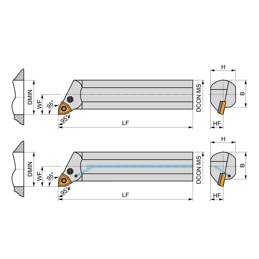 A25R-PWLNL 0604 Boring Bar - Lefthand