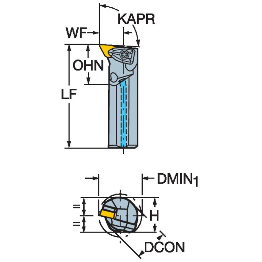 A25T-DDUNR 11 Toolholder