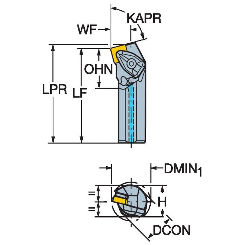 A25T-DSKNL 12 Toolholder