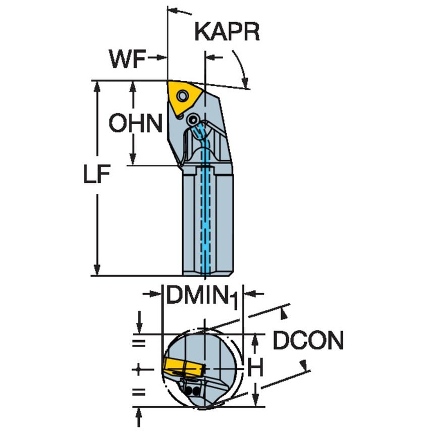 A25T-PWLNR08HP Tool Holder