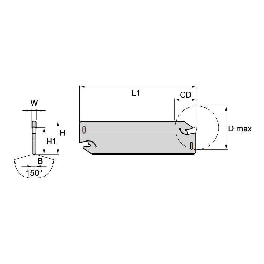 A2BNSN32M0119 A2 Cut-Off Blade