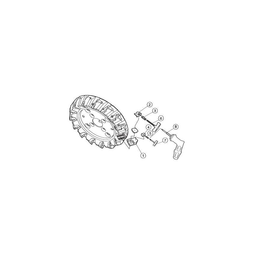 A360-200J47-Z8D Face Mill