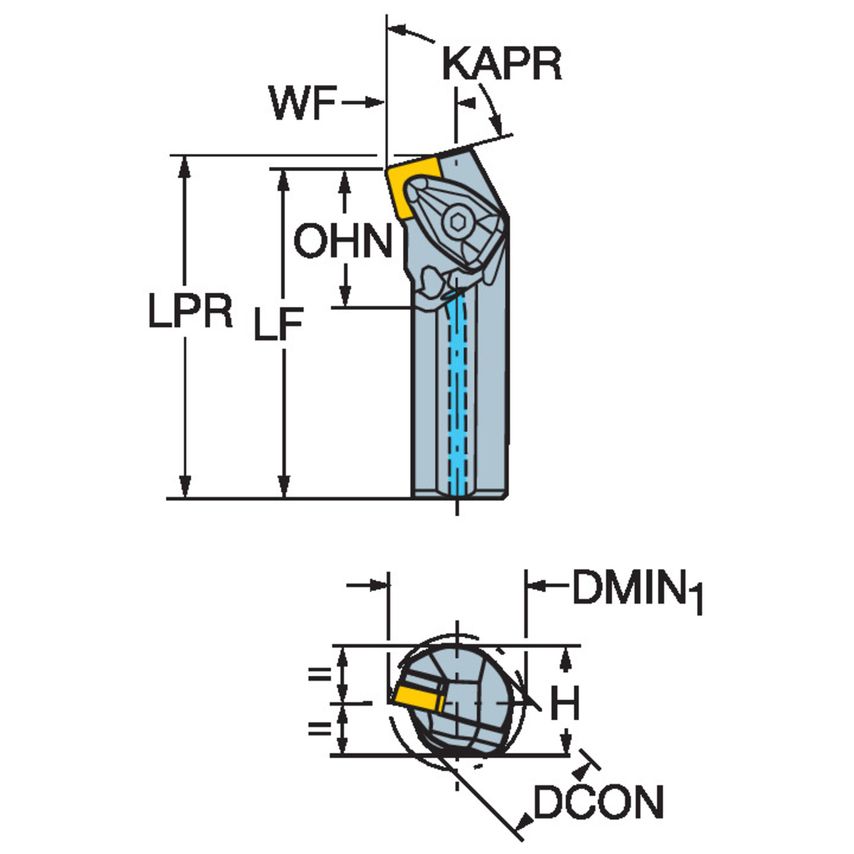 A40T-DSKNR 12 Toolholder