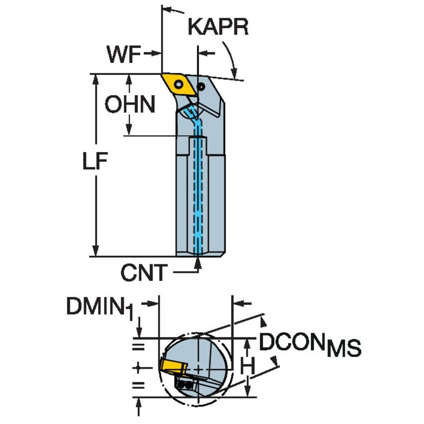 A40T-PDUNR15HP Tool Holder
